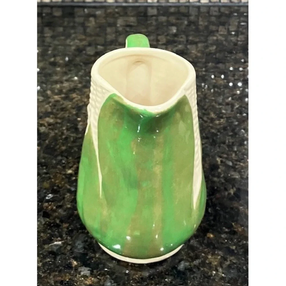 Shawnee White Queen Corn Pottery  Creamer / Syrup Pitcher